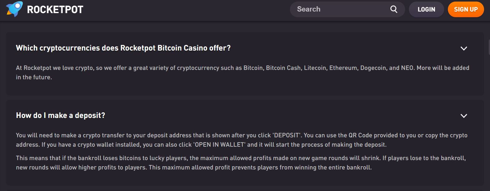 Hoe geld storten en opnemen bij Rocketpot? - casinouitbetaling.com